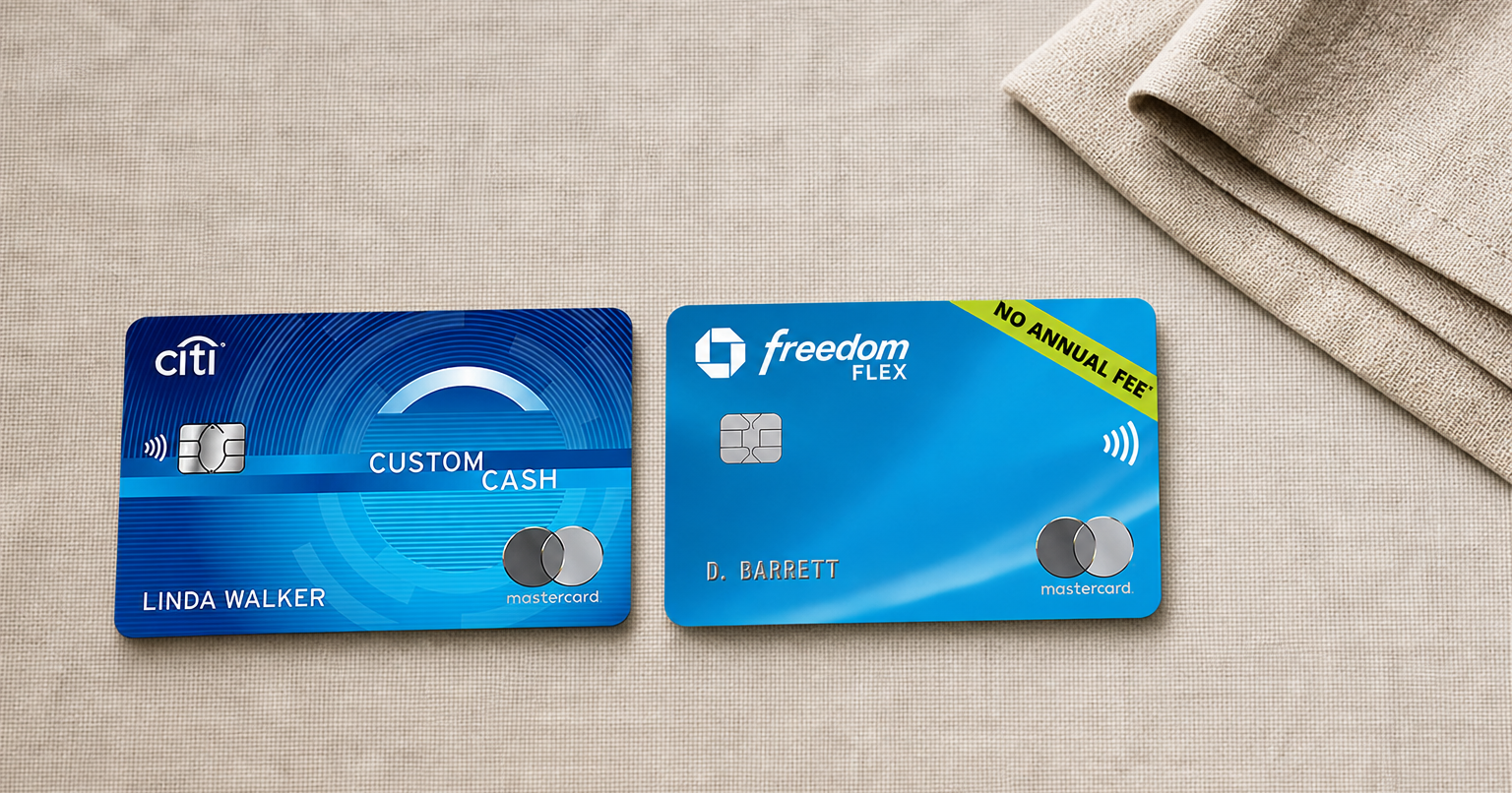 Citi Custom Cash vs Chase Freedom Flex in 2026
